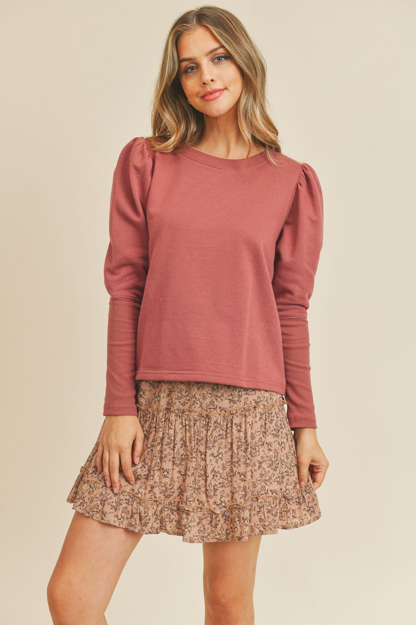 Rosewood Bishop French Terry Pull Over