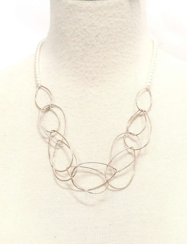 Gold Oval Necklace