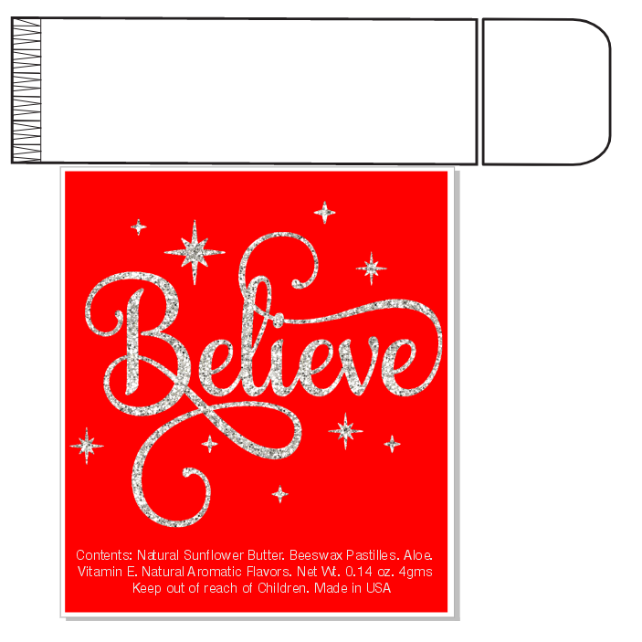 Holiday Lip Balms Believe